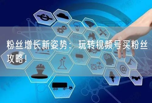粉丝增长新姿势：玩转视频号买粉丝攻略！