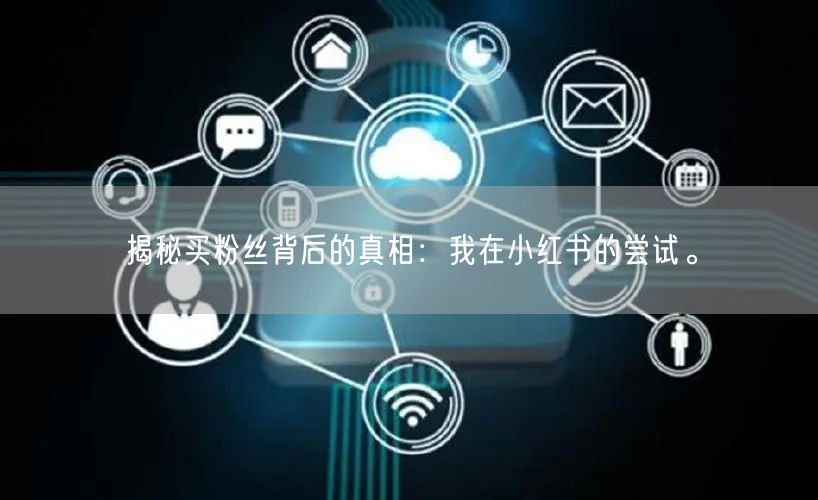 揭秘买粉丝背后的真相：我在小红书的尝试。