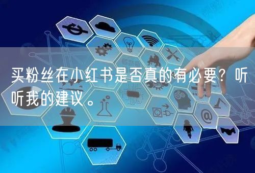 买粉丝在小红书是否真的有必要？听听我的建议。