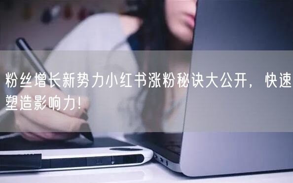 粉丝增长新势力小红书涨粉秘诀大公开，快速塑造影响力！