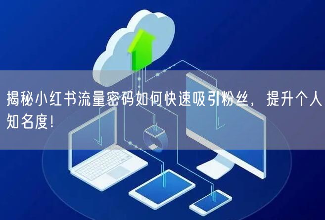 揭秘小红书流量密码如何快速吸引粉丝，提升个人知名度！