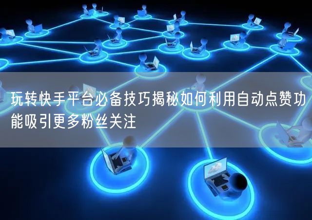 玩转快手平台必备技巧揭秘如何利用自动点赞功能吸引更多粉丝关注