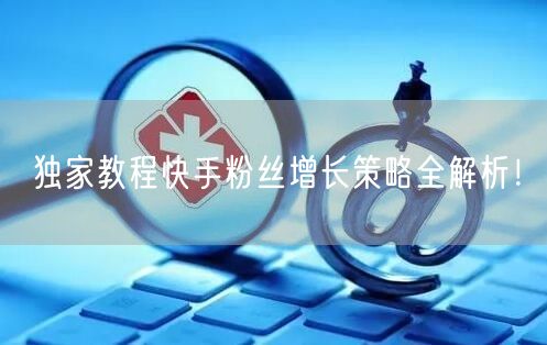 独家教程快手粉丝增长策略全解析！