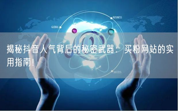 揭秘抖音人气背后的秘密武器:买粉网站的实用指南!